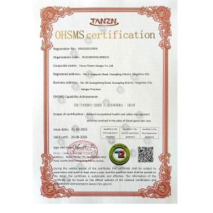 FOCUS POWER JIANGSU CO.,LTD. Certifications