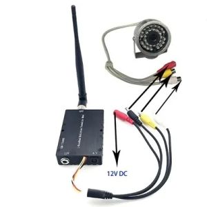 1.2GHz 5000mW 4 Channels 12V DC Analog Video Transmitter for Long Range FPV and