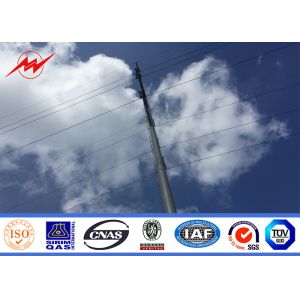 Buy cheap Conical HDG 15m 510kg Steel Electrical Utility Poles For Transmission Overhead Line from wholesalers