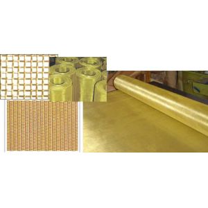 Buy cheap 120 Mesh Ultra Thin Brass Wire Mesh Plain Weave With 0.076mm - 3.522mm Opening product