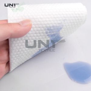 Buy cheap White Wet Wipes Spunlace Nonwoven Fabric Embossed 100CM Width from wholesalers