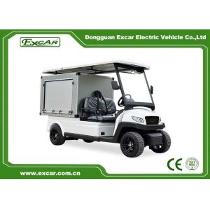2 Seaters Electric Utility Carts With Three Layers Cargo Box