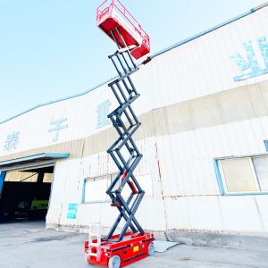 Buy cheap High Operating Efficiency Tracked Diesel Man Lift On Tracks with 48V/4.5kw Motor Power from wholesalers