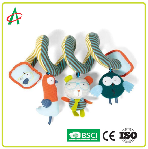 Buy cheap 40X28CM Spiral Pram Toy BPA Free Safety Material CE certificate from wholesalers