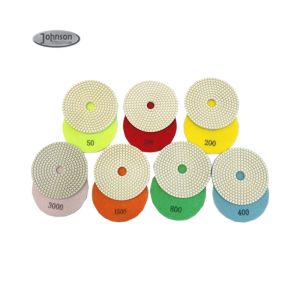 100mm 5" Granite Wet Stone Polishing Pads Various Size