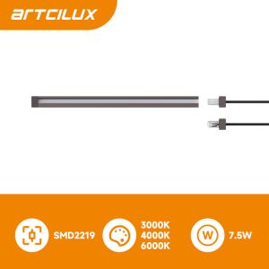 Buy cheap A2Q06 Recessed Diagonal Illuminated Strip Light PC Aluminum Alloy SMD2219 Beads 5W/7.5W DC12V/24V for Cut-to-Length from wholesalers