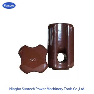 China Electrical Ceramic Transmission Line Insulator Glazed Strain 600V on sale