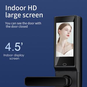 Buy cheap S819-2MAX Digital Lock with Camera Video Intercom Fingerprint Code Key Card Tuya App from wholesalers