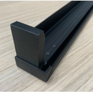 Buy cheap Black Anodizing Aluminum Solar Frame Extrusions With CNC Machining from wholesalers