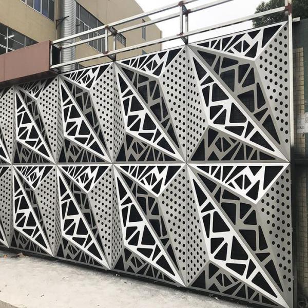 Buy cheap Aluminum Facade 3D Laser Cut Metal Wall Panels Customized Pattern from wholesalers