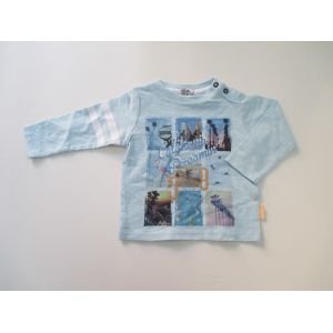 Buy cheap Long Sleeve Baby Printed T Shirts Brushed Interlock Soft cotton from wholesalers