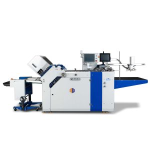 Buy cheap High Precision Leaflet Folding Machine With 480mm Width Belt Driving from wholesalers