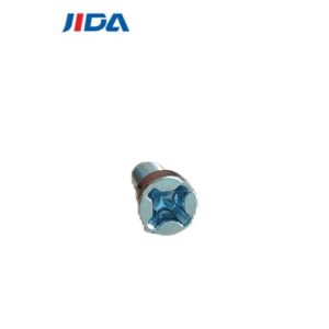 Buy cheap 6.5mm Pan Head Threaded M3 Phillips Screw Zinc Plated from wholesalers