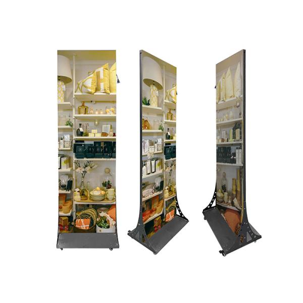 Quality All-in-one Double Sided Ultra Thin Poster LED Screen Indoor Moveable for sale