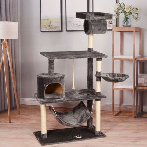 China Dark Grey Detachable Sisal Cat Scratching trees toys on sale