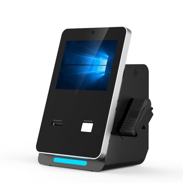 Quality Encryption Biometric Security Check In Kiosk With Barcode QR Code ID Passport Scanner for sale