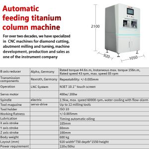 4 Axis Dental CAD CAM Milling Machine
