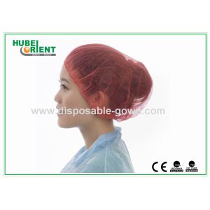 Buy cheap One Time Soft Non Woven Bouffant Cap With Single Elastic from wholesalers