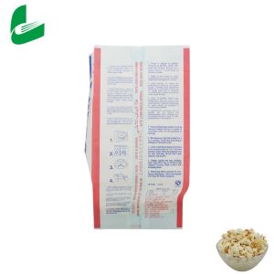 Biodegradable Bags For Microwave Popcorn Made Of 2 Layers*36gsm/39gsm Greaseproo