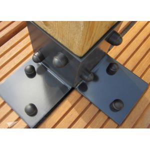 Furniture Hardware Pergola Bracket with Wooden Structure and Stamping Punching