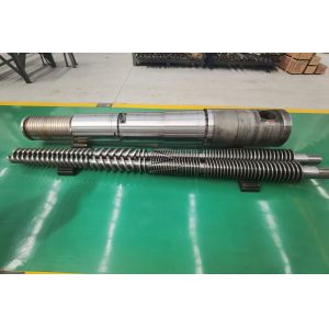 Buy cheap Conical Tandem Screw System Integral Barrel And Hard Chrome Plating Superior Efficiency from wholesalers