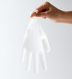 Buy cheap Hdpe Clear Disposable Protective Gloves , Disposable Hand Gloves Medium product