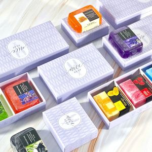 Custom Soap Set Rigid Packaging Box with Insert Environmentally Friendly Paper