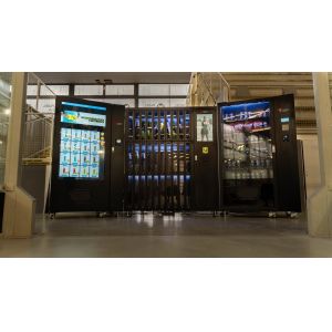 Buy cheap Customized Good Tray Snack Food Vending Machine With Max 80 Selections And LED Lighting from wholesalers