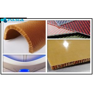 Plain Weave Pattern Kevlar Honeycomb Sheets For Airplane Partition Wall