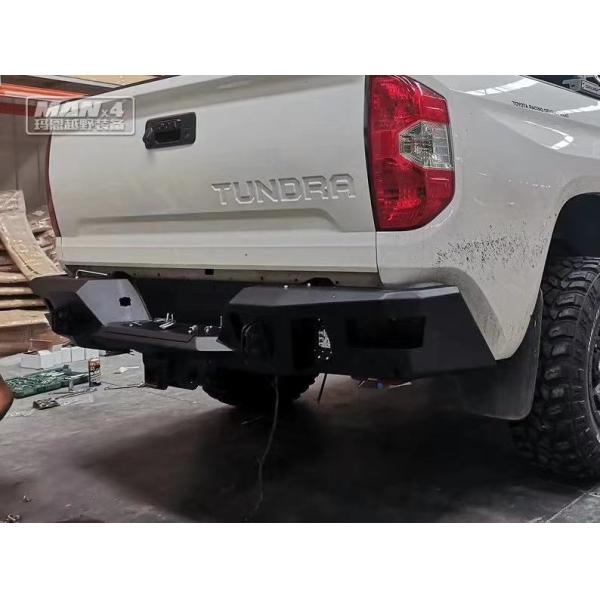 Quality GZDL4WD Rolled Steel Rear Bumper For Tundra 2007-2020 Black Back Bumper Guard for sale