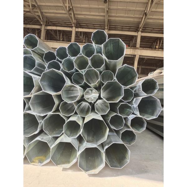 Quality Q235 Electrical Steel Tubular Pole Galvanized Power Overhead Project for sale