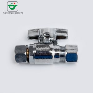 Buy cheap Normal Temperature 3/8''X3/8" Copper FEM Threaded Angle Stop Valve from wholesalers