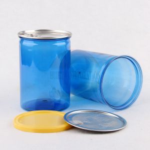 Buy cheap Sealable Jar Wide Mouth With Aluminum Lid And PE Lids Nuts And Cookies Storage Containers Candy And Snack Jar Transparent Food Grade Jam Jar Plastic from wholesalers