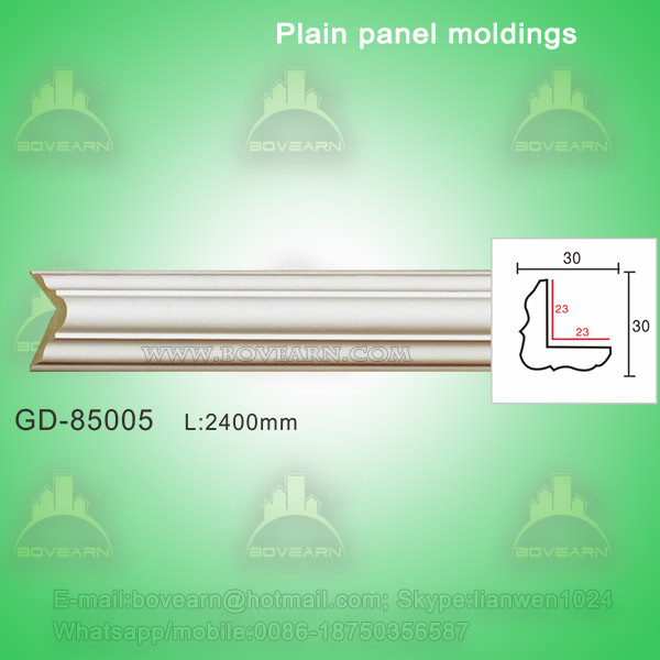 Quality Polyurethane Plain Architectural Panel Decorative Cement Mouldings for sale