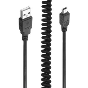 Buy cheap High Quality Spring Coiled Data Charging Mini USB 2.0 Extension Charger Cable for Camera PS3 Camera from wholesalers