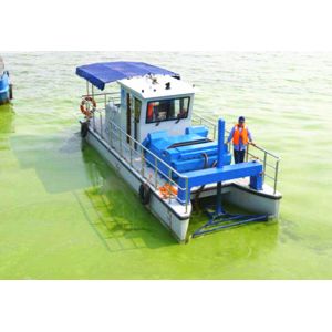 Buy cheap Water Cleaning Large Floating Aquatic Weed Harvester 2M Harvesting Width from wholesalers