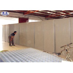 China River Flood Protect Hesco Type Barriers Mil1 Welded Cages For Sand / Earth / Cement on sale