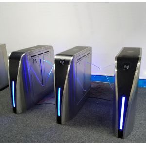 Optical Smart Pedestrian Barrier Gate Entrance Sliding Electronic Turnstile