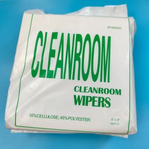 Buy cheap Lint Free 56g Polyester Cleanroom Wipes 9" Wear Resistance Cleaning Paper from wholesalers