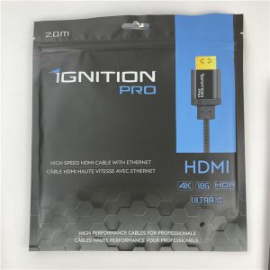 Three Side Sealed Mylar Packaging Bag Flat Pouch With Zipper Accepted Up to 10