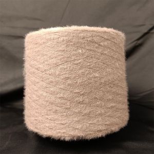 Add Unique Texture and Style with Nylon Feather Yarn in Light Khaki for Handmade