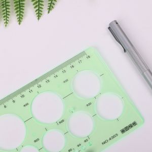 Buy cheap Multi-template Circle Drawing Ruler High Clarity PS Various Sizes Efficient Drafting Tool from wholesalers