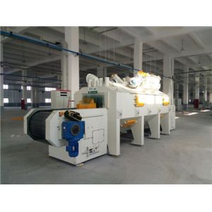 4m/min Wire Mesh Shot Blasting Machine Aluminum Pot Cleaning