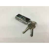 Buy cheap 54mm Small Oval Shape Double Zinc Cylinder Lock with 3 iron normal keys Surface product