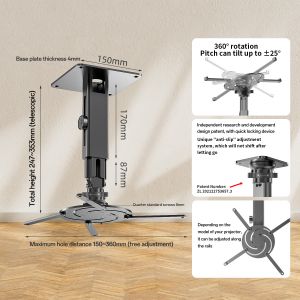 Buy cheap Multifunction Projector Bracket Ceiling Mount Retractable Projector Ceiling product