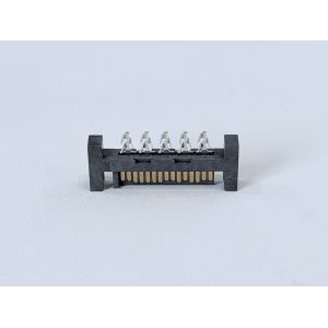 Buy cheap SATA 15P Male Connector | Crimp-Type Terminal 15µ” Gold Plated | Electrical Electronic Signal PCB Wire Cable Connector for Server, Automotive, Power Transmission from wholesalers