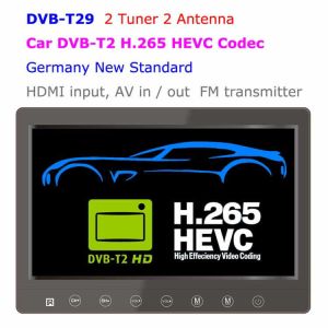 Buy cheap DVB-T29 9 inch portable DVB-T2 LCD TV monitor 2017 HD FTA Freenet H265 HEVC Codec from wholesalers