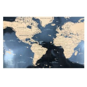 Buy cheap Potable Offset Printing Scratchable Map Of The World from wholesalers