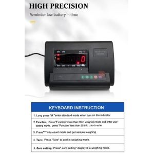 Buy cheap Truck Scale 1.5*1.5 m 3 Ton Platform Weighing Floor Scale with Load Cell Weighing Instrument and Battery Power Supply from wholesalers