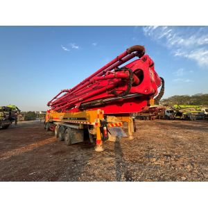Concrete Pump Truck 67 M Installed Volvo Chassis Customized To Lengthen The Pump